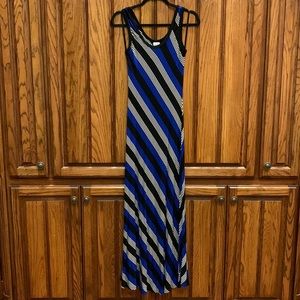 Cache striped maxi dress